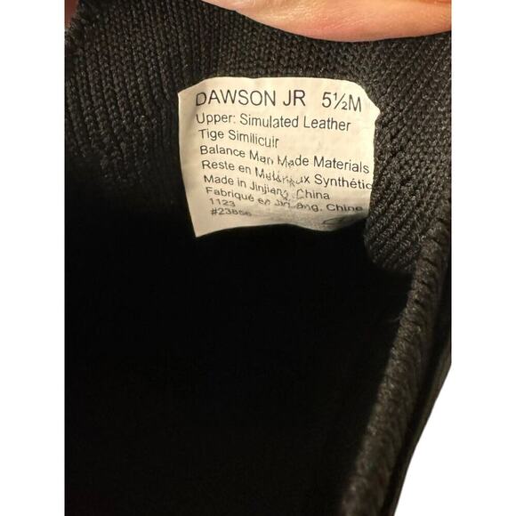 Deer Stags NEW Boys 5.5 Dawson JR Black Bungee Laces Sneakers Shoes - Picture 7 of 8